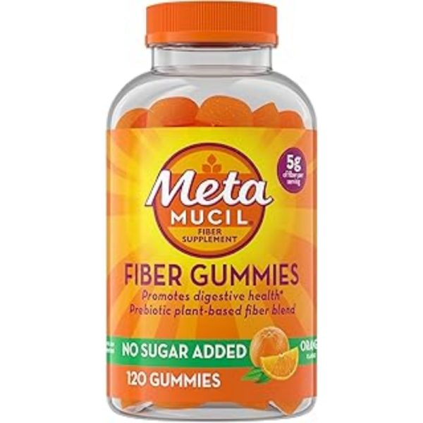 Metamucil Fiber Gummies for Adults Orange